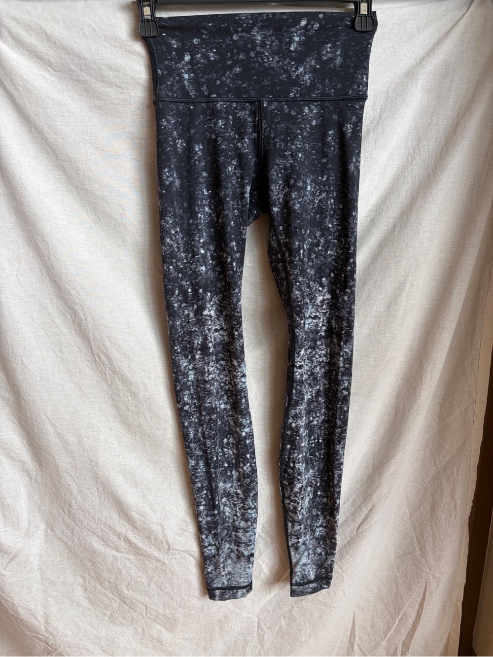 lululemon athletica Black Marble-Print High-Rise Leggings